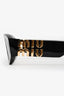 Miu Miu Black Rectangular Sunglasses