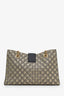 Gucci Beige/Black GG Supreme Monogram Bees Medium Padlock Tote