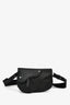 Christian Dior Black Leather Saddle Belt Bag