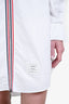 Thom Browne White Oxford Shirt Midi Dress Size 1