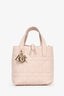 Christian Dior 2025 Rose Poudre Pink Calfskin Small 'Toujours' Vertical Tote Bag