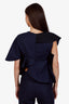 Jacquemus Navy/Black Asymmetrical 'La Reconstruction' Top Size 36