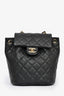 Pre-loved Chanel™ 2024 Black Caviar 'Urban Spirit' Backpack