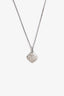 Tiffany & Co. Sterling Silver 1837 Square Pendant Necklace