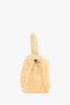 Balenciaga Cream Shearling Hourglass XS Top Handle with Strap