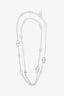 Hermès Sterling Silver Farandole Long Necklace 120