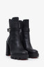 Christian Louboutin Black Leather Boots Size 39