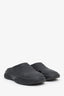Prada Black Rubber Mules Size 38