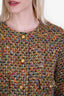 Pre-loved Chanel™ 2003A Multi-Coloured Tweed Buttoned Jacket Size 40
