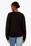 Versace Black Cotton Crew Neck Sweater Size L