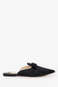Jimmy Choo Black Glitter Bow Mules Size 40