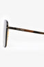 Saint Laurent Brown/Gold Tone Shield Sunglasses
