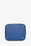 Hermès Limited Edition 2019 Bleu Nuit/Bleu Casaque Clemence Leather Picotin 22