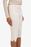Celine Beige Twill Capri Pants Size XS