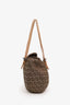 Fendi Beige FF Zucca Canvas Double Handle Bag
