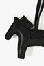 Hermès 2022 So Black Leather Rodeo PM Charm