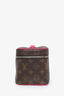 Louis Vuitton Brown/Pink Monogram Macassar Mini Nice Vanity Case