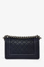 Pre-loved Chanel™ 2013-14 Blue Leather Small CC Boy Bag