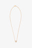 Hermès Beige/Gold Tone Mini H Pop Pendant Necklace