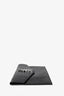 Saint Laurent Black Croc Embossed Uptown Pouch