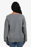 Extreme Cashmere Blue Cashmere Boxy V-Neck Sweater One Size