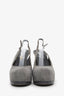 Saint Laurent Grey Suede 'Tribtoo' Platform Pumps Size 36.5