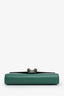 Gucci Green Grained Leather Dionysus Wallet on Chain