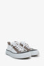 Brunello Cucinelli White Cotton Knit Sneakers Size 36.5