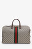 Gucci Beige/Ebony GG Supreme Canvas Savoy Medium Duffle Bag
