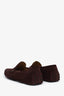 Tod's Burgundy Suede Driving Shoes Size 9 Mens