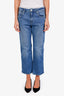 AMO Blue Straight Leg Cropped Jeans Size 27