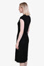 Pre-loved Chanel™ Black Cashmere Silk Blend Sleeveless Sequined Lace Skirt Dress Size 38