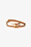 Brandon Blackwood Orange Python Print "Nia" Bag