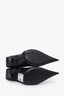 Balenciaga Black Square Knife Leather D'Orsay Pumps Size 36