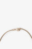 Pre-loved Chanel™ 21B Crystal Pearl Leather Chain Round Necklace