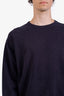Dries Van Noten Navy Cotton Crewneck Sweatshirt Size S Mens