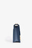 Christian Dior Blue Leather Logo 30 Montaigne Bag