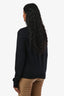 Hermès Black Cashmere Button Down Cardigan Size 40