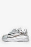 Versace Silver Medusa Low Top Sneakers Size 40