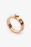Louis Vuitton Rose Gold Empreinte LV Medium Ring