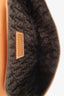 Christian Dior 2003 Brown Leather Saddle Belt Bag Size 85