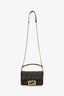 Fendi Zucca FF Canvas Baguette Mini Crossbody Bag