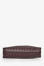 Bottega Veneta Burgundy Intrecciato Leather Medium Dustbag with Chain