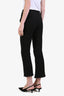 Proenza Schouler Black Tweed Button Detail Flare Pants Size 0