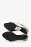 Hermès Beige Suede Night Crystal Powder Ankle Strap Sandals Size 36.5