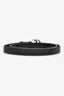 Gucci Black Leather GG Marmont Thin Belt Size 90/36