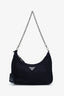 Prada Navy Re-Nylon Re-Edition 2005 Bag With Strap + Pouch