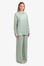 Kith Sage Green Satin Shirt Size XL + Pants Size M Set