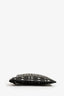 Alaïa Black/White Leather Perforated MM Zip Pochette