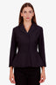 Christian Dior Black Wool 30 Montaigne Bar Single Breasted Jacket Size 4